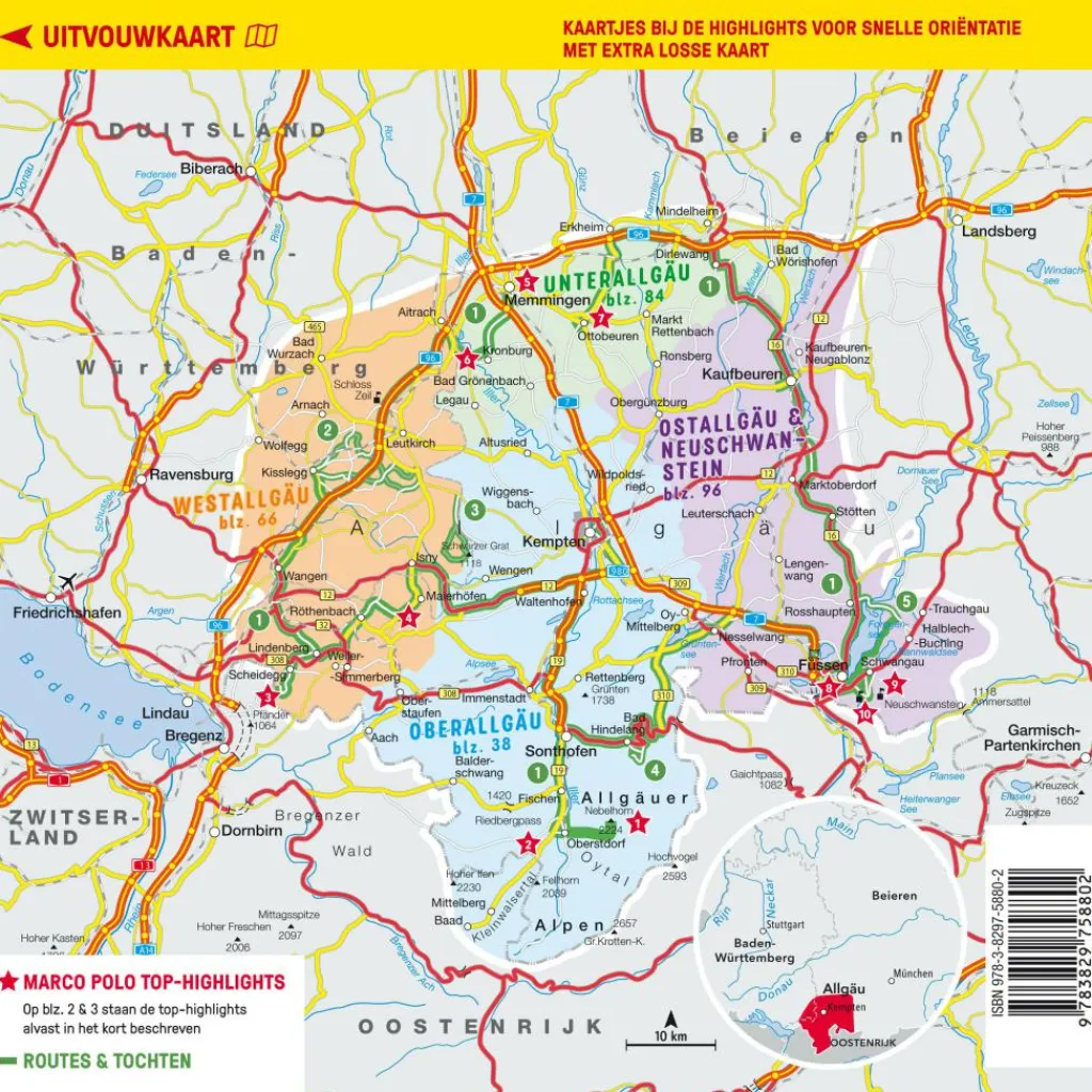 Marco Polo Allgäu reisgids< Reisboeken & Kaarten