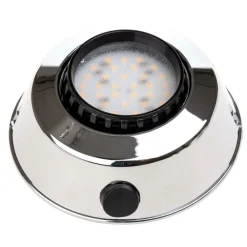 Marine LED  Cor opbouwspot met schakelaar chroom< Verlichting