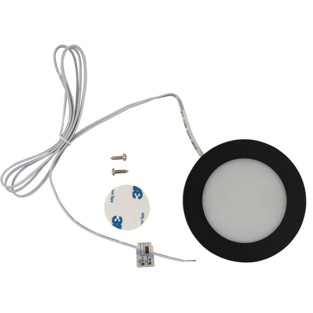 Verlichting-Marine LED Downlight opbouw spot zwart
