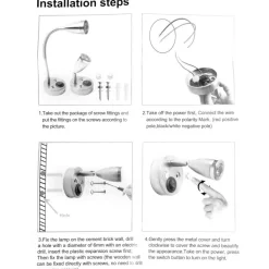 Marine LED Mini flex led opbouwspot satin nickel< Verlichting