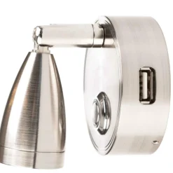 Verlichting-Marine LED Mini led opbouwspot satin nickel