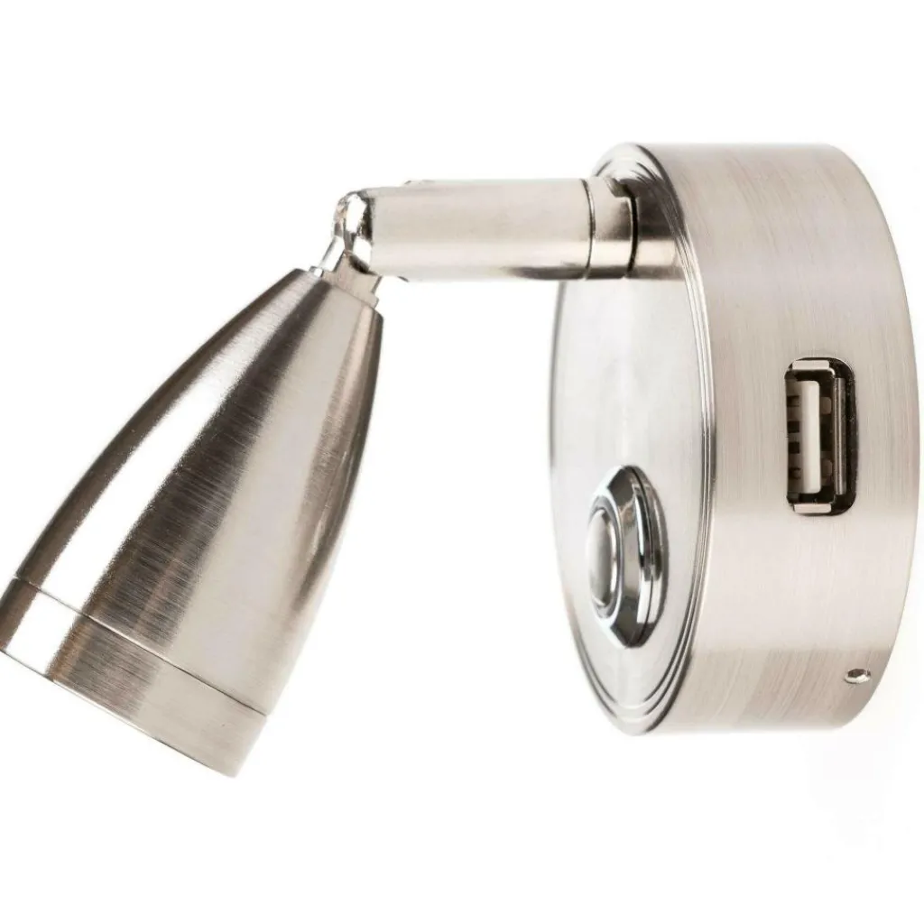 Verlichting-Marine LED Mini led opbouwspot satin nickel