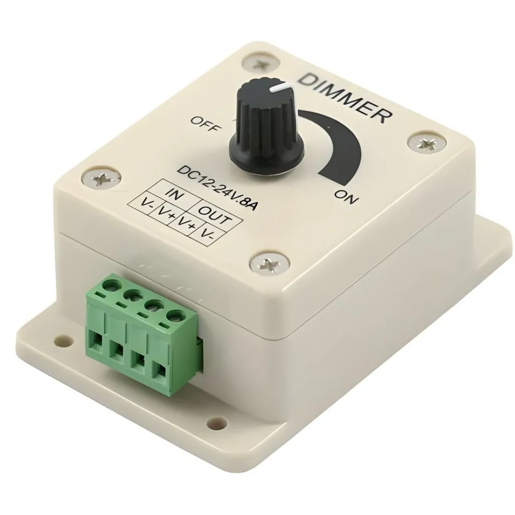 Verlichting-Marine LED PWM 12/24V 8A dimmer