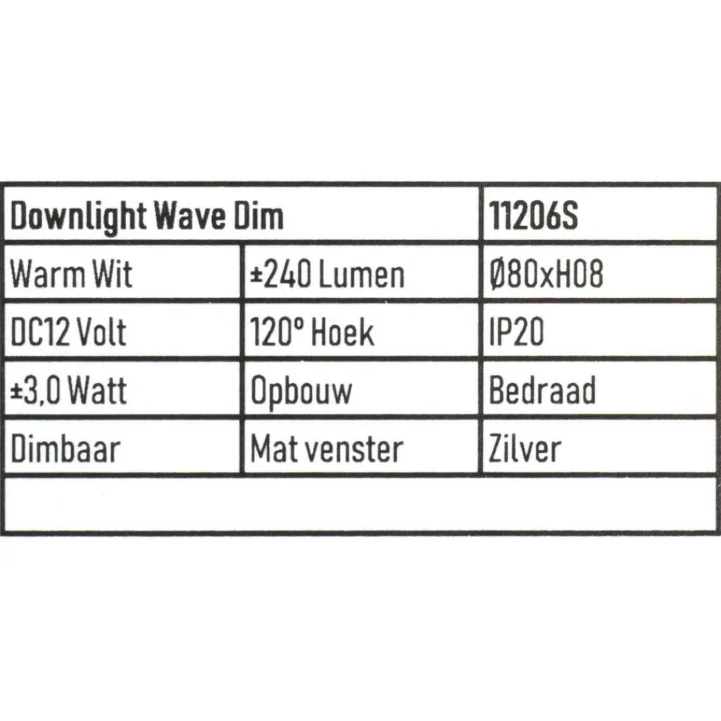 Verlichting-Marine LED Wave opbouw spot zilver