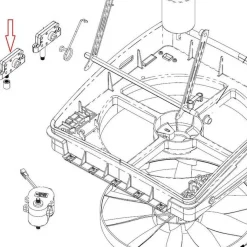 Maxxfan Automatisch opdraaimechanisme voor Deluxe  16A< Dakluiken