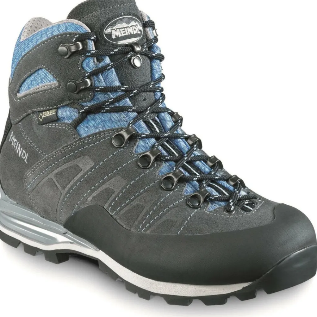 Wandelen|Bergschoenen-Meindl Antelao Lady GTX bergschoenen dames anthracite light blue