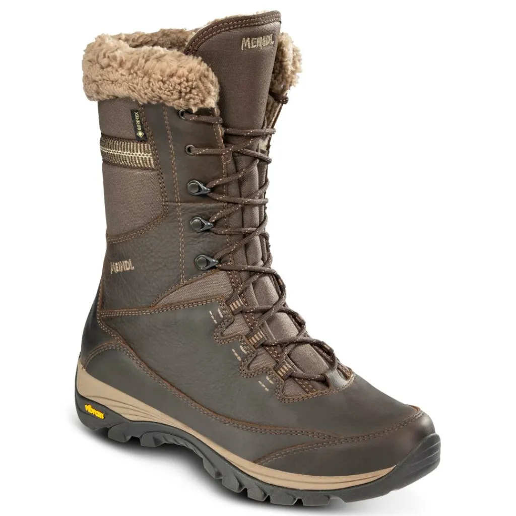 Meindl Novara Lady GTX winter wandelschoenen dames dark brown< Wandelen