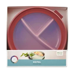 Mepal Cirqula Bento multikom vershouddoos rond 1 liter vivid mauve< Vershouddozen