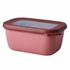 Mepal Cirqula multikom vershouddoos rechthoekig 750 ml  vivid mauve< Vershouddozen