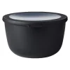 Mepal Cirqula multikom vershouddoos rond 2 liter nordic black< Vershouddozen