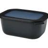 Vershouddozen-Mepal Cirqula multikom vershouddoos rechthoekig 1,5 liter nordic black