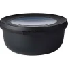 Mepal Cirqula multikom vershouddoos rond 350 ml nordic  black< Vershouddozen