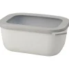Mepal Cirqula multikom vershouddoos rechthoekig 1,5 liter nordic white< Vershouddozen