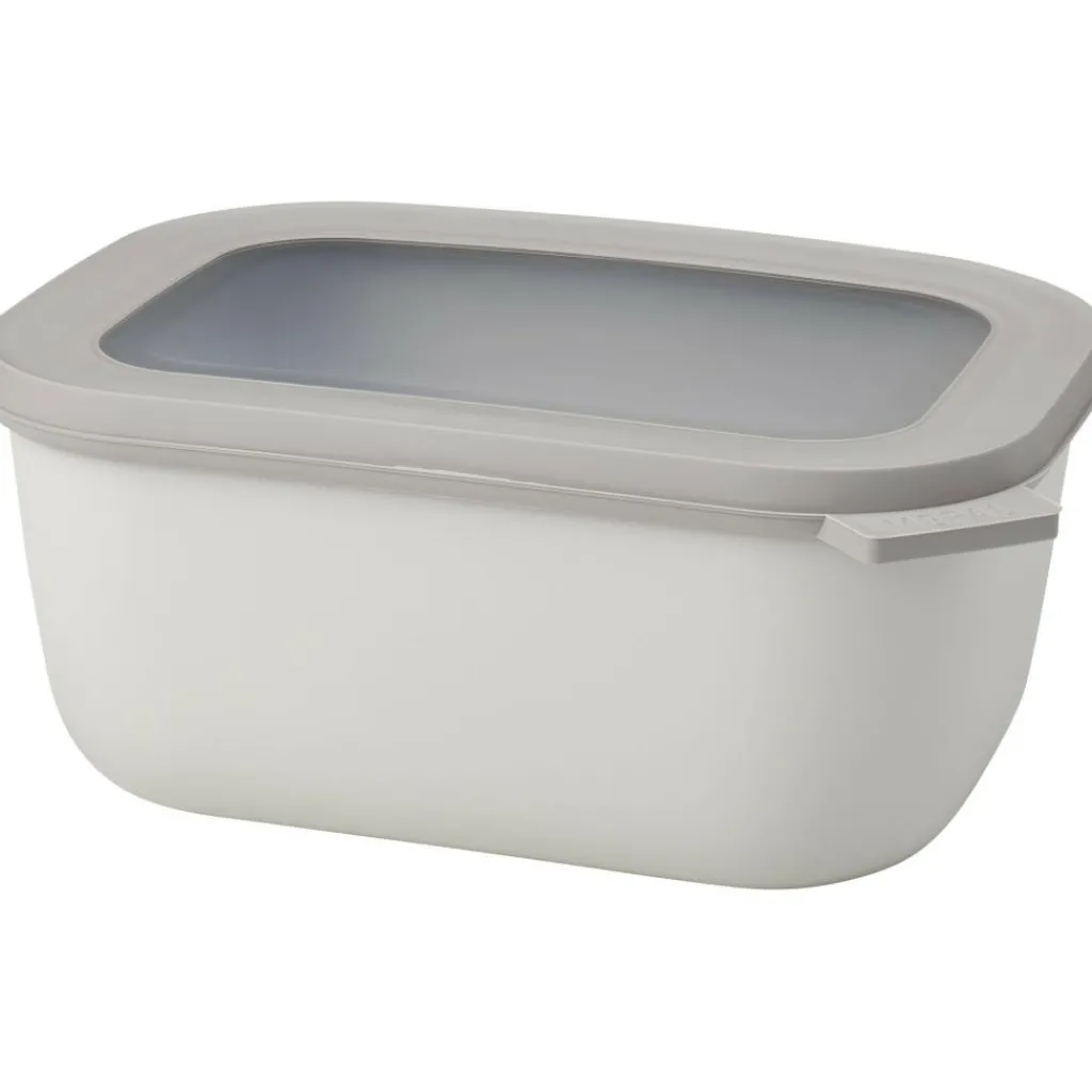 Mepal Cirqula multikom vershouddoos rechthoekig 1,5 liter nordic white< Vershouddozen