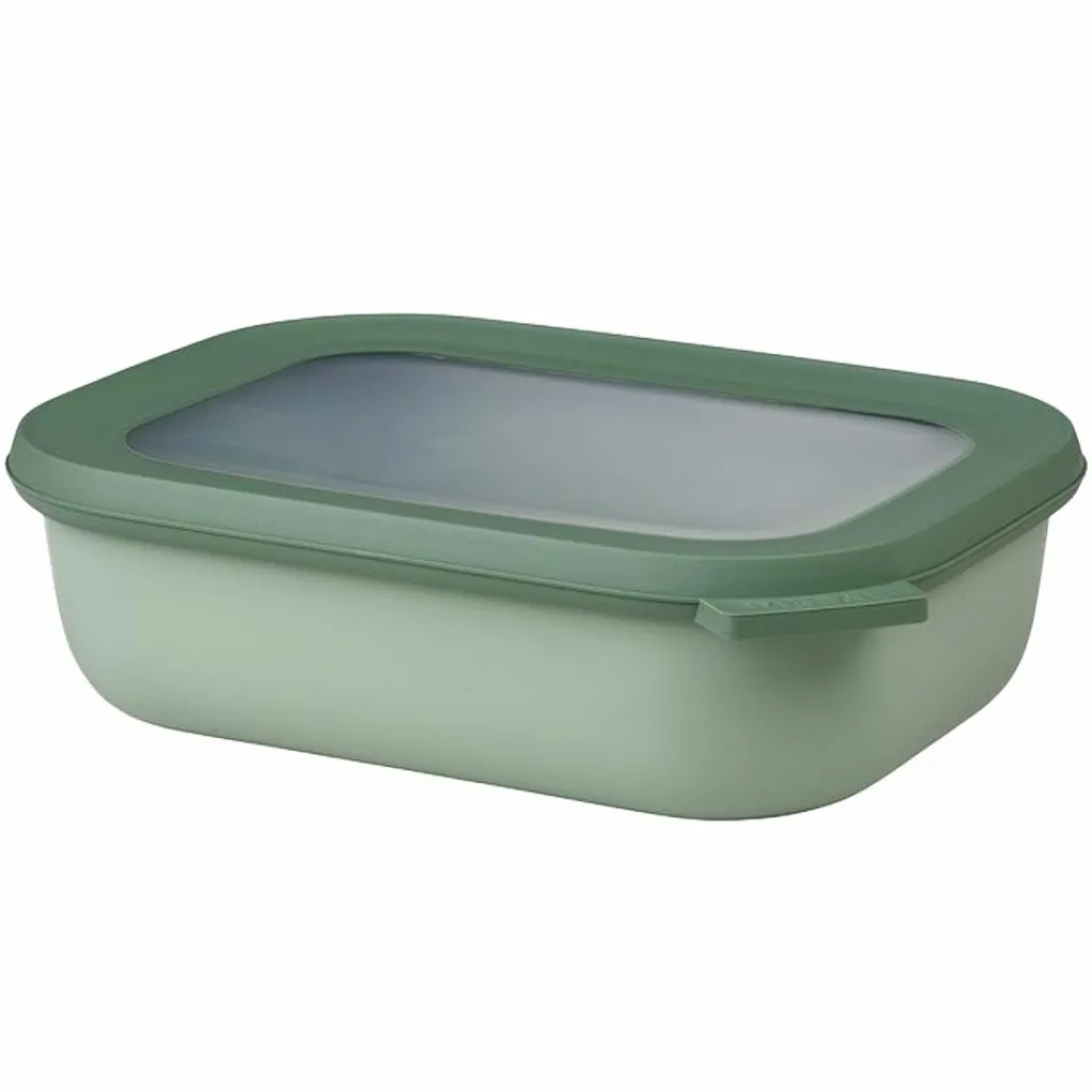 Mepal Cirqula multikom vershouddoos rechthoekig 1 liter nordic sage< Vershouddozen