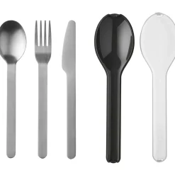 Bestek-Mepal Ellipse bestekset nordic black 3-delig