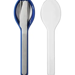 Bestek-Mepal Ellipse bestekset vivid blue 3-delig