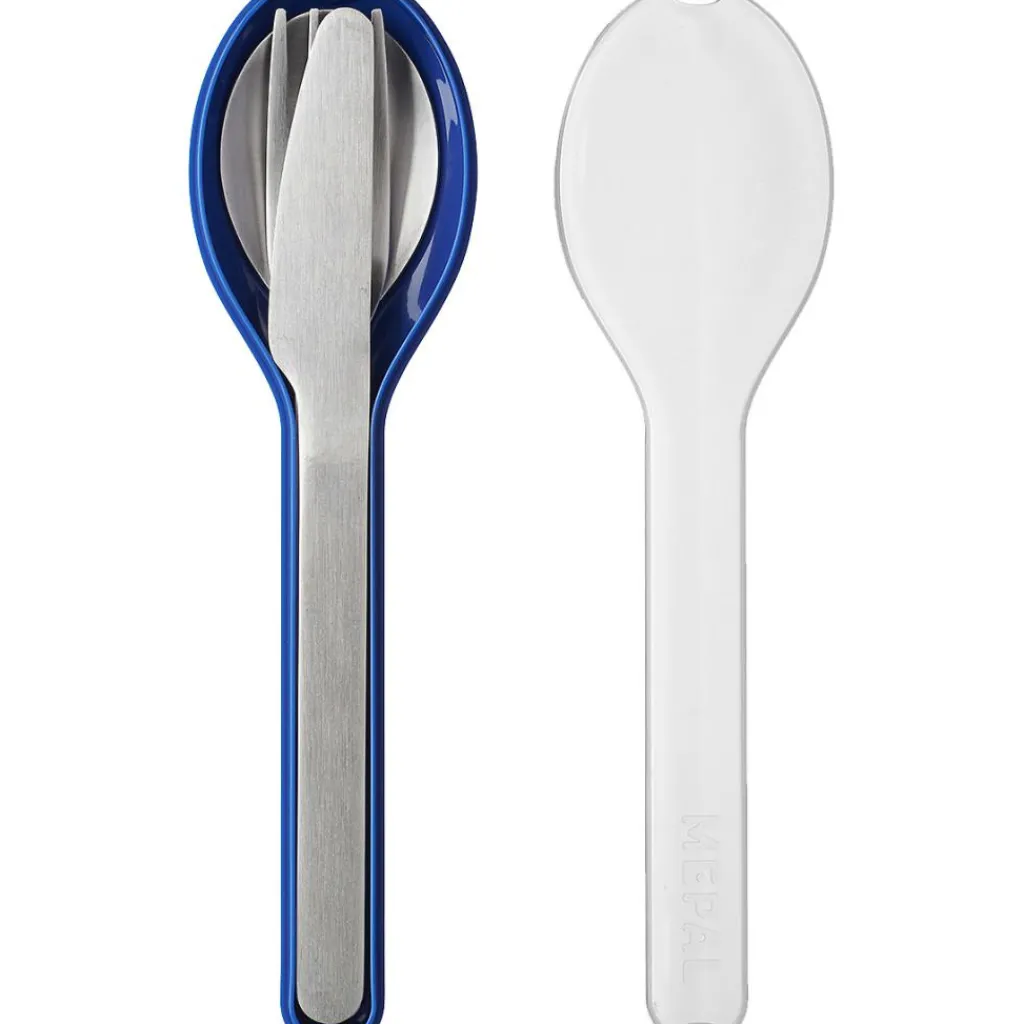 Bestek-Mepal Ellipse bestekset vivid blue 3-delig