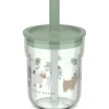 Glazen & Bekers-Mepal Mio beker met rietje 250 ml little dutch little farm