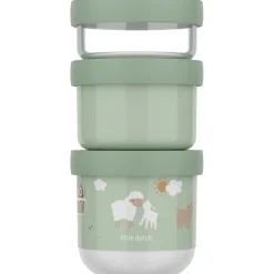 Lunchboxen & Bekers-Mepal Mio snackpot little dutch little farm 3-delig