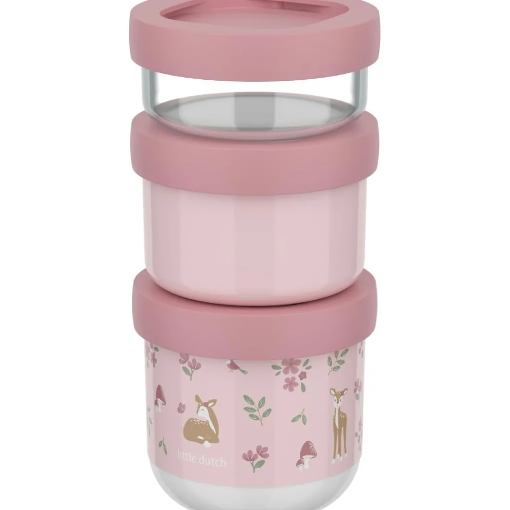 Mepal Mio snackpot little dutch fairy garden 3-delig< Lunchboxen & Bekers