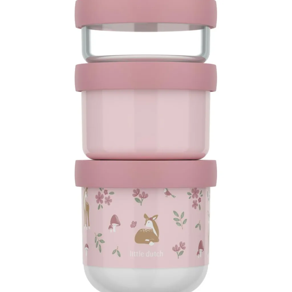 Mepal Mio snackpot little dutch fairy garden 3-delig< Lunchboxen & Bekers