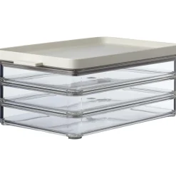 Mepal Omnia 3-laags vleeswarendoos nordic white< Vershouddozen