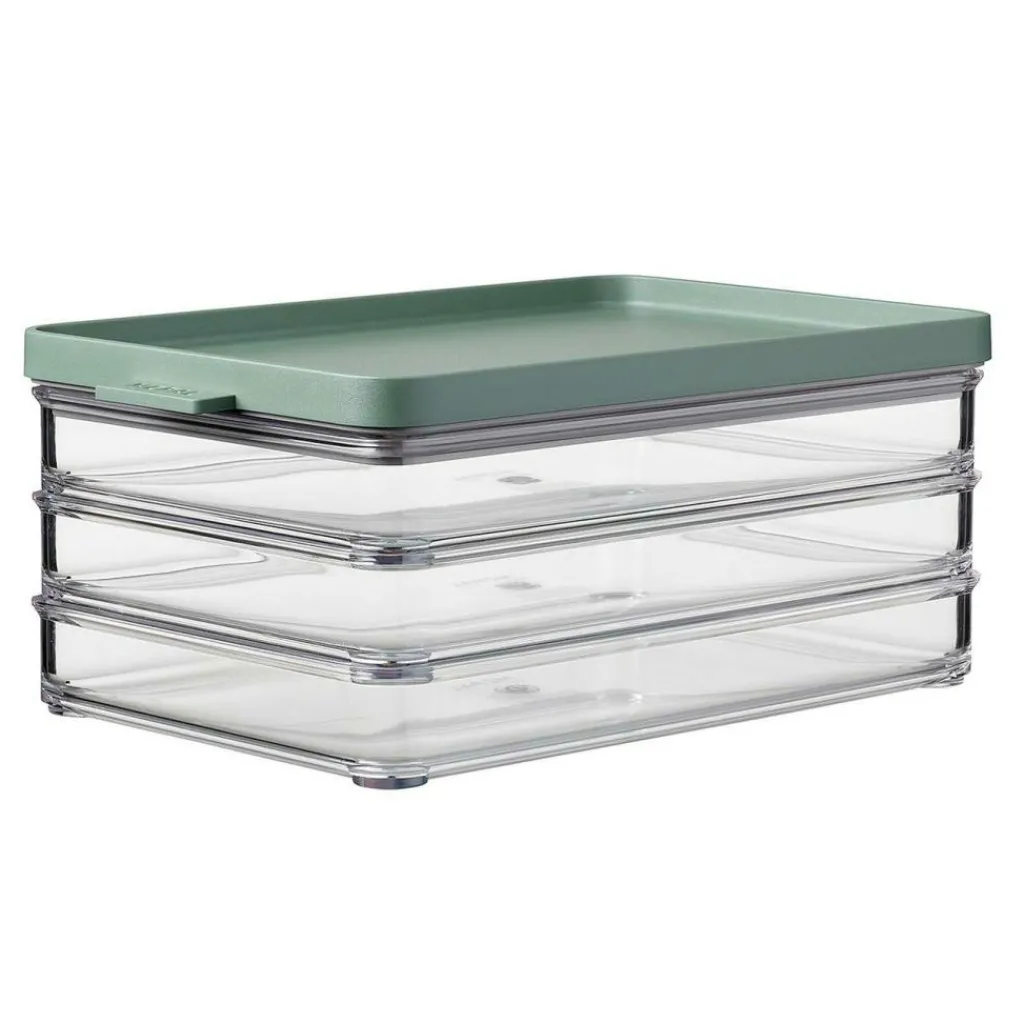 Mepal Omnia 3-laags vleeswarendoos nordic sage< Vershouddozen