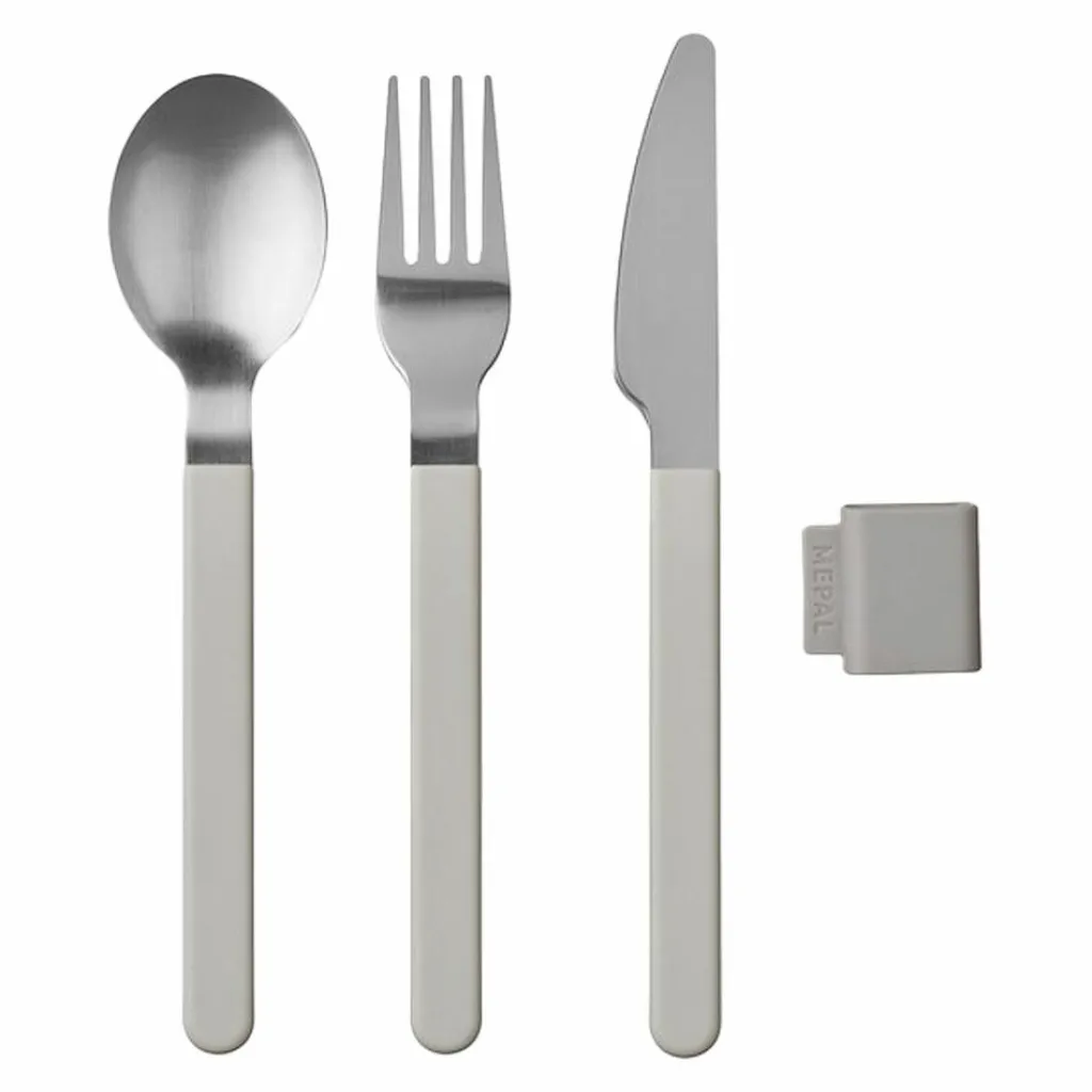 Bestek-Mepal Silueta bestekset 3-delig nordic white