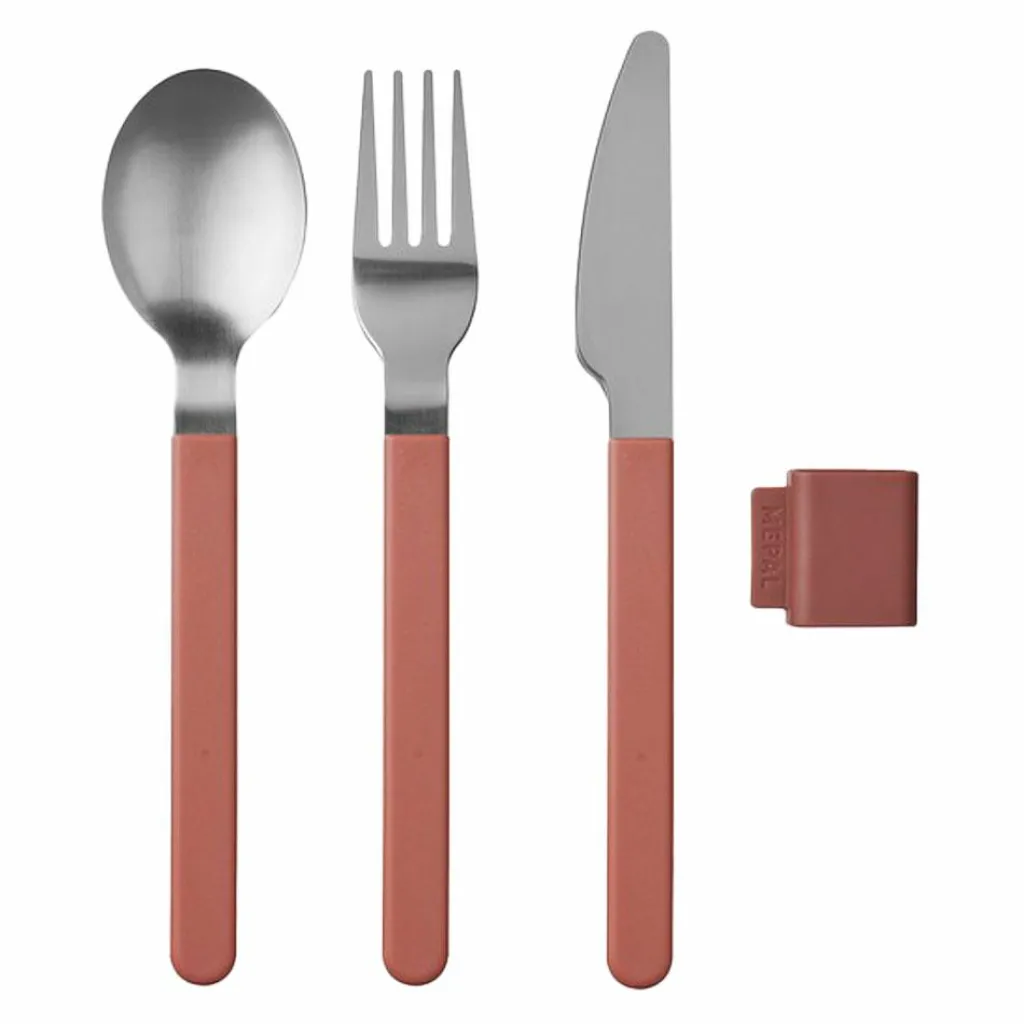 Mepal Silueta bestekset 3-delig vivid mauve< Bestek
