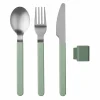 Mepal Silueta bestekset 3-delig nordic sage< Bestek
