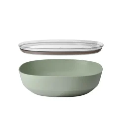 Mepal Silueta schaal met deksel 4 liter nordic sage< Schalen