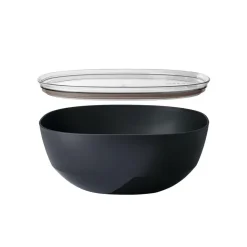 Mepal Silueta schaal met deksel 5 liter nordic black< Schalen