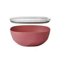 Schalen-Mepal Silueta schaal met deksel 5 liter vivid mauve