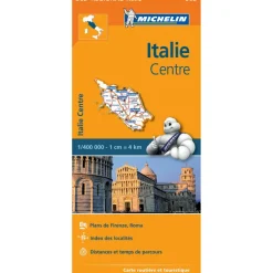 Michelin 563 Centraal Italië wegenkaart< Reisboeken & Kaarten