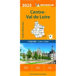 Michelin 518 Centre-Val de Loire wegenkaart 2025< Reisboeken & Kaarten