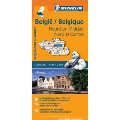 Michelin 533 Noord- en Midden-België wegenkaart< Reisboeken & Kaarten