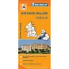 Reisboeken & Kaarten-Michelin 502 Noord-Engeland Midlands wegenkaart