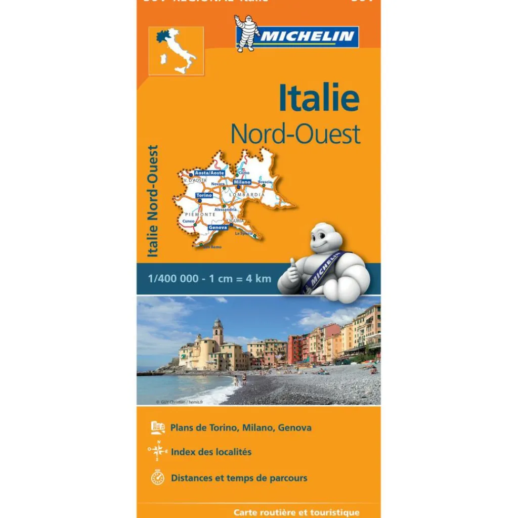 Reisboeken & Kaarten-Michelin 561 Noordwest-Italië wegenkaart
