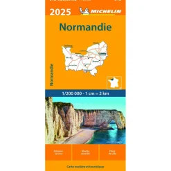 Michelin 513 Normandië wegenkaart 2025< Reisboeken & Kaarten