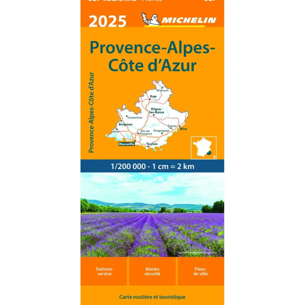 Michelin 527 Provence Côte d'Azur wegenkaart 2025< Reisboeken & Kaarten