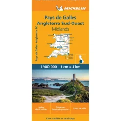 Reisboeken & Kaarten-Michelin 503 Wales Zuidwest-Engeland wegenkaart