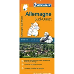 Reisboeken & Kaarten-Michelin 545 Zuidwest-Duitsland wegenkaart