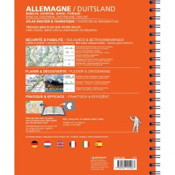 Reisboeken & Kaarten-Michelin Duitsland Benelux Oostenrijk Zwitserland Tsjechië  wegenkaart