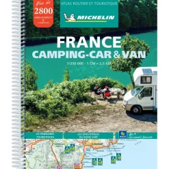 Reisboeken & Kaarten-Michelin Frankrijk Camping-Car & Van wegenkaart