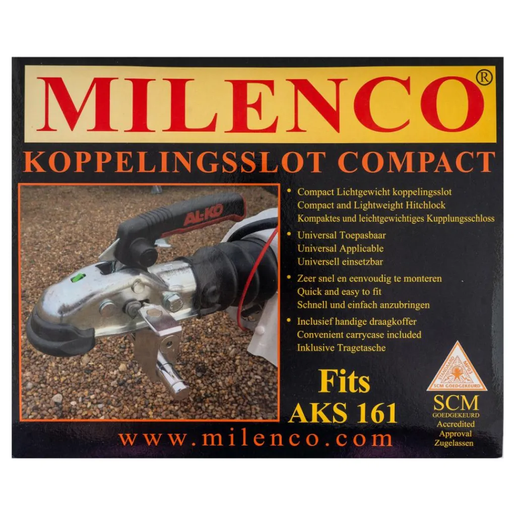 Milenco Compact koppelingsslot AK161< Koppelingssloten & Wielklemmen