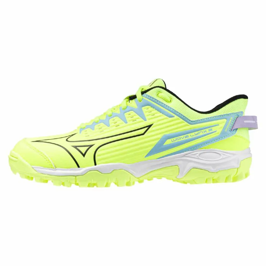 Mizuno Wave Lynx 2 hockeyschoenen neo lime black splish splash< Hockeyschoenen