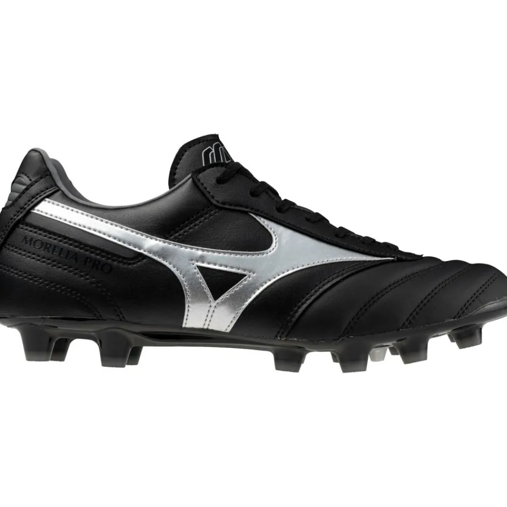 Mizuno Morelia II Pro voetbalschoenen heren black galaxy silver dark shadow< Voetbalschoenen