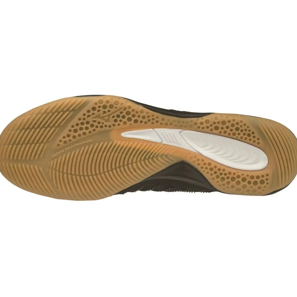 Mizuno Rebula Sala Elite zaalvoetbalschoenen black silver< Voetbalschoenen