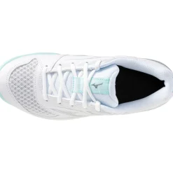 Mizuno Stealth Star 3 indoorschoenen junior white blue tint< Indoorschoenen